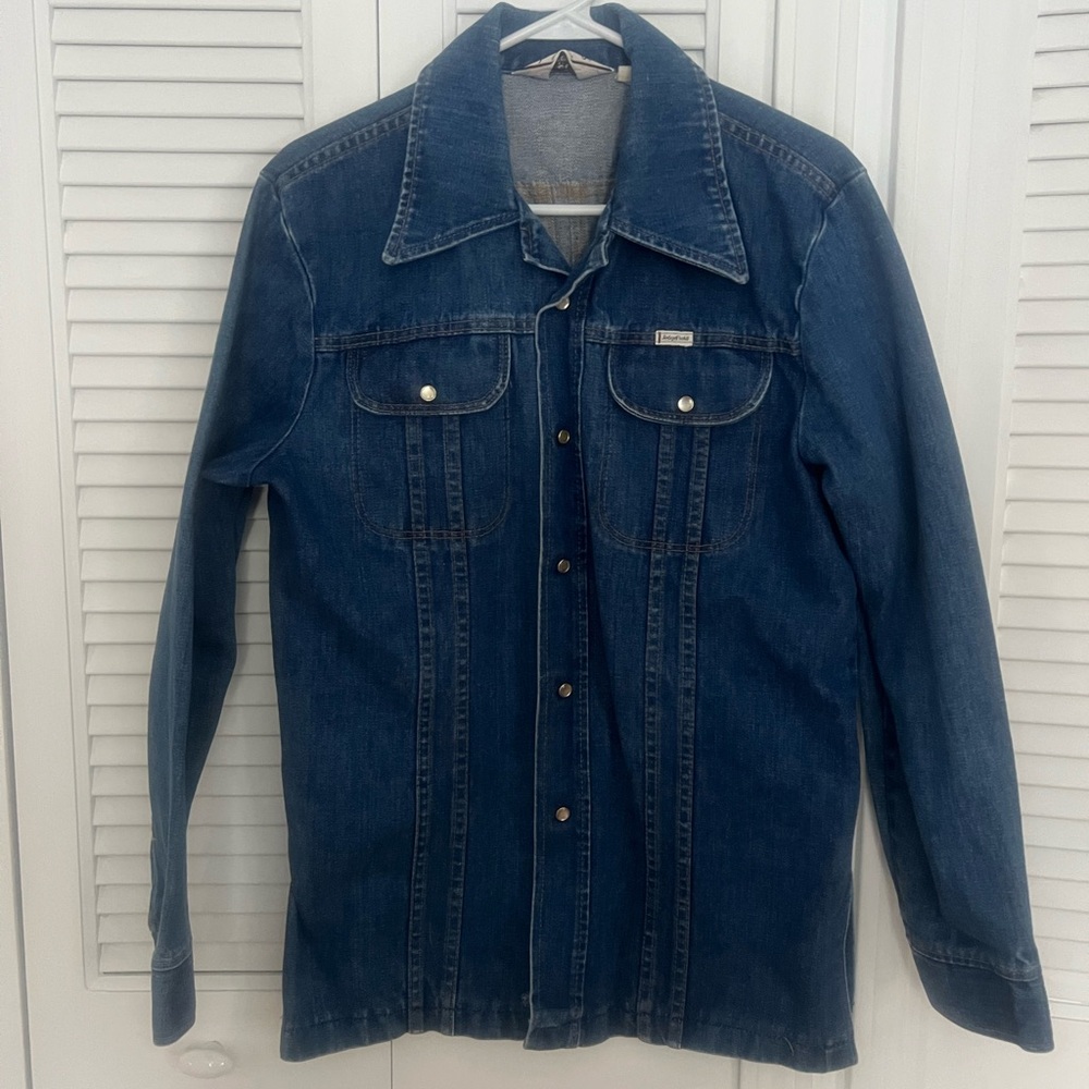 Denim Button-Up Shirt